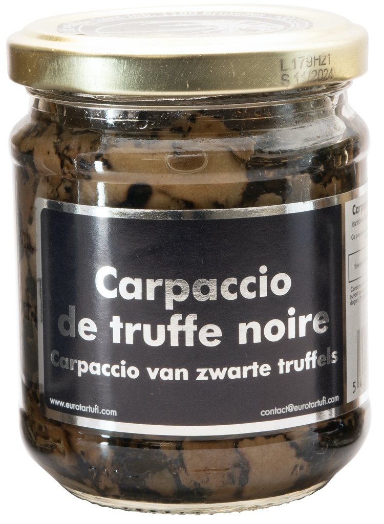Carpaccio truffe noire d'été 150gr. L365H25 27/10/28