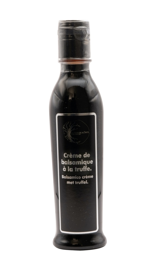 Balsamicoazijncrème met zwarte truffel