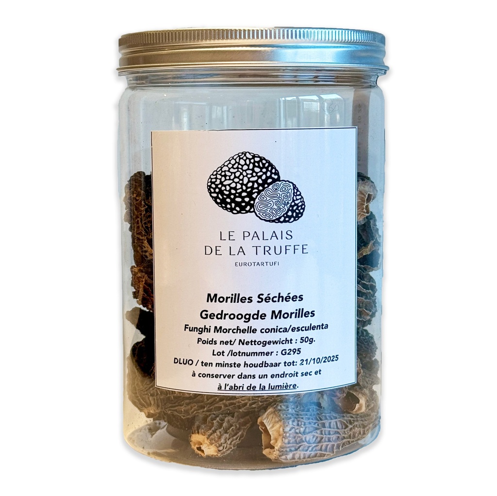 Morilles déshydratées 50g L. G295 21/10/25 (copie)