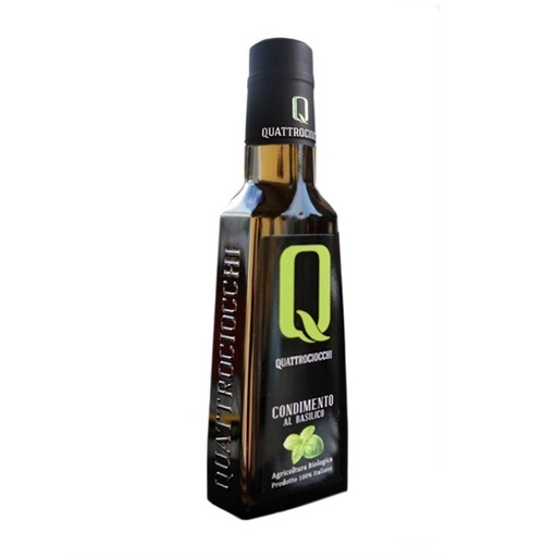 [Ha/quba] Basil-flavoured Olivastro Organic extra-virgin olive oil / 250ml