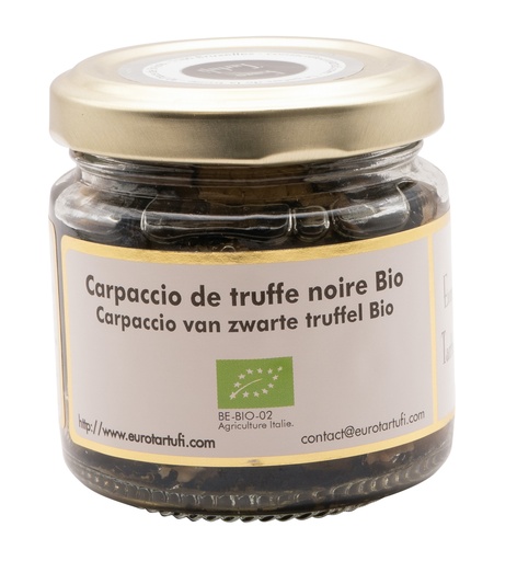 [T/bioc80] Organic black summer truffle carpaccio / 80gr