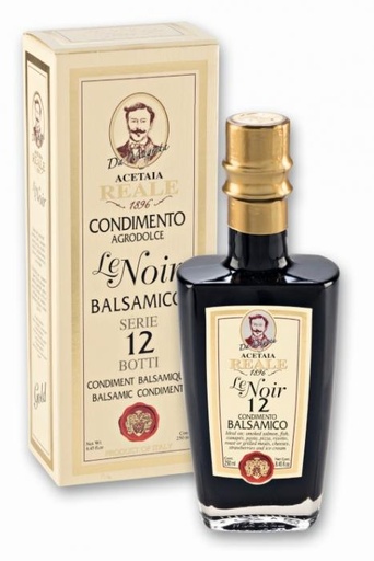 [Vg/cb12a250] Condiment balsamique"Le Noir" 12 ans d'âge-250ml L. CAB23348A 31/12/33
