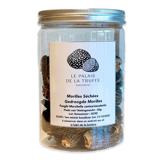 [LSE/MO50] Dehydrated morels 50g [Lot N°] [Date N°]